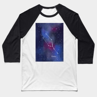 Taurus Star Constellation with Galaxy Baseball T-Shirt